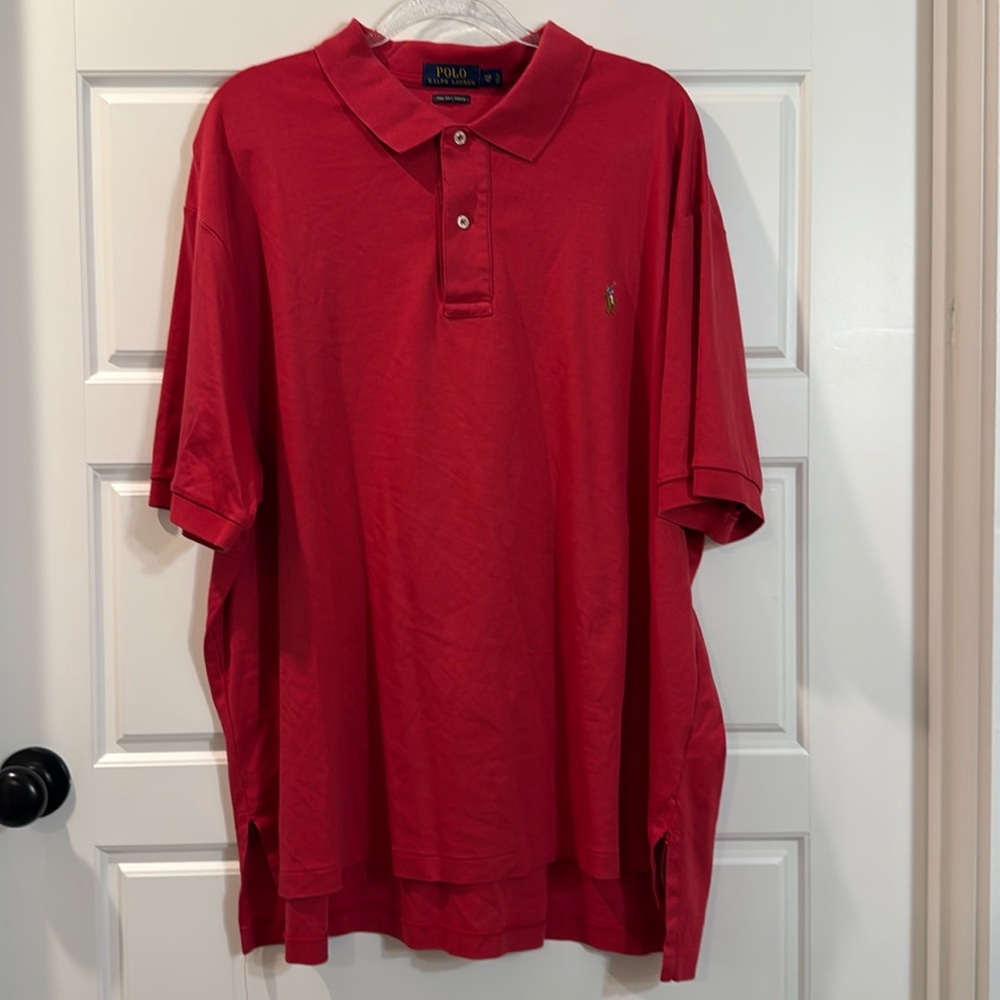 Polo Ralph Lauren Pima Soft Touch Polo Red 2XB